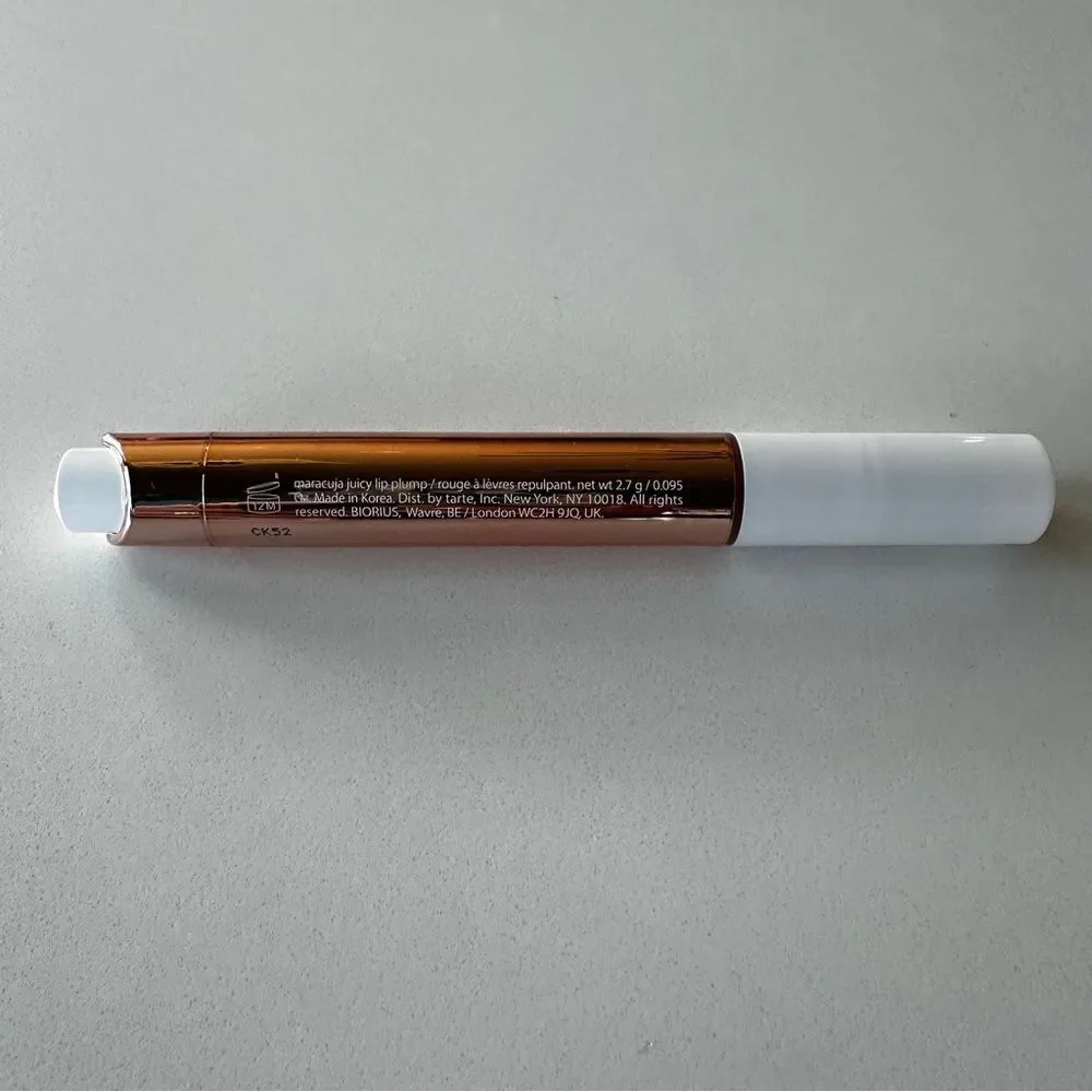 NWOB Full Size Tarte Maracuja Juicy Lip Plump in Forget Me Not